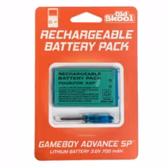 Old Skool Rechargeable Battery Pack for Gameboy Advanced SP
